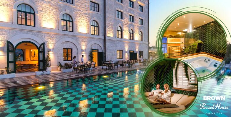 Ponuda dana: Brown Beach House 4* u Trogiru - povedite dragu osobu na luksuzni romantični odmor uz 2 noćenja s polupansionom, korištenjem saune, bazena i jacuzzija za 2 osobe (Brown Beach House hotel & spa 4*)