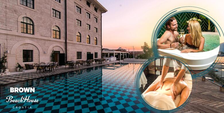 Ponuda dana: Brown Spa paket - 2 noćenja s doručkom, relax masaža, korištenje saune, bazena i jacuzzija te piće dobrodošlice za dvoje u Brown Beach House Hotelu 4* u Trogiru (Brown Beach House hotel & spa 4*)