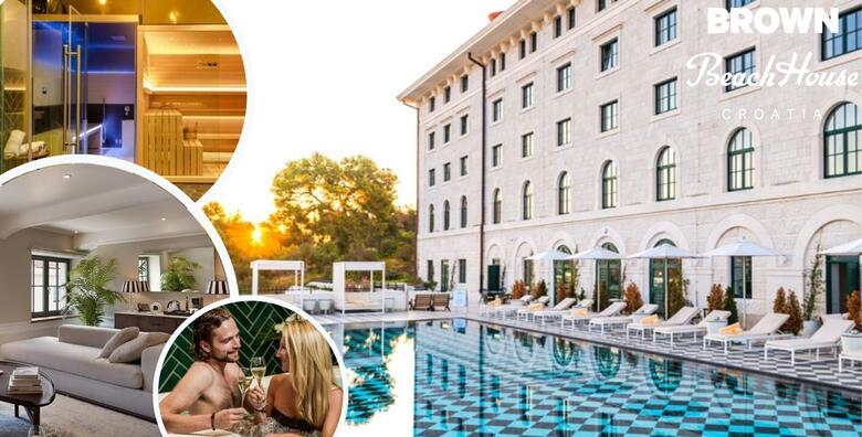 Ponuda dana: Brown Beach House 4* - 2 noćenja s doručkom u sobi, 1x večerom u 5 slijedova za dvoje, 2x privatnom masažom uz neograničeno korištenje grijanog bazena, jacuzzija i sauna (Brown Beach House hotel & spa 4*)