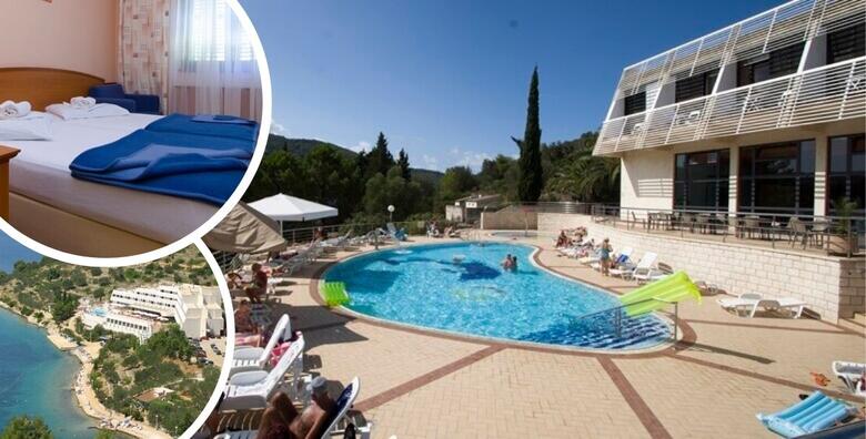 VELA LUKA, KORČULA - 5, 6 ili 7 noćenja ALL INCLUSIVE za dvoje + gratis paket za 1 dijete do 6,99 godina uz korištenje vanjskog bazena u Adria All Inclusive Hotelu 3*
