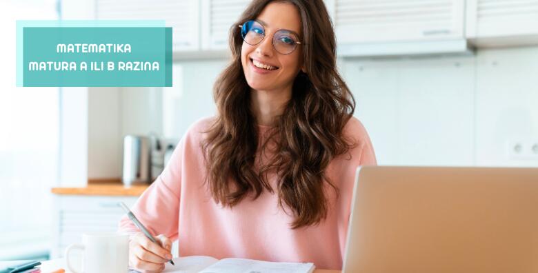 POPUST: 41% - ONLINE PRIPREME ZA DRŽAVNU MATURU IZ MATEMATIKE A ILI B RAZINA - proširena te skraćena verzija ili spas u zadnji čas! Odaberi tečaj i položi maturu bez stresa! (Centar za poduku Zlatni rez)