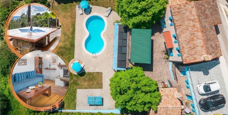 Ponuda dana: VILLA VIERA, BUZET - opuštanje s obitelji ili društvom u čarobnoj oazi mira uz 3, 5 ili 7 noćenja za do 12 osoba uz vanjski bazen (Villa Viera)