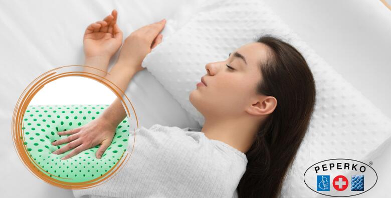 HIT CIJENA! Memory jastuk s ricinusovim uljem i jedinstvenim dizajnom protiv jutarnjih bolova glave i vrata uz antibakterijski učinak, idealan i za osobe sklone alergijama