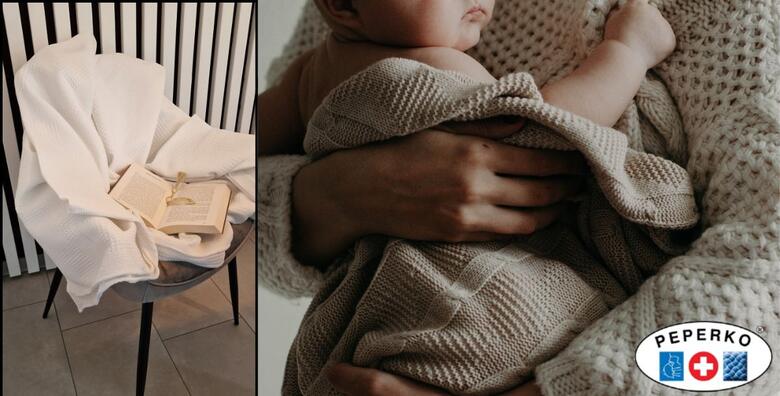 Waffle pike pokrivač - izrađen od 100% pamuka idealan za ljetne noći bez znojenja i pregrijavanja, posebice za bebe i djecu