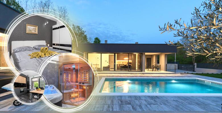 Božić i Nova godina u Istri – uživanje u najljepšem dobu godine nedaleko Labina u luksuznoj Villi s bazenom uz 5 noćenja za 4 ili 8 osoba i 2 djece