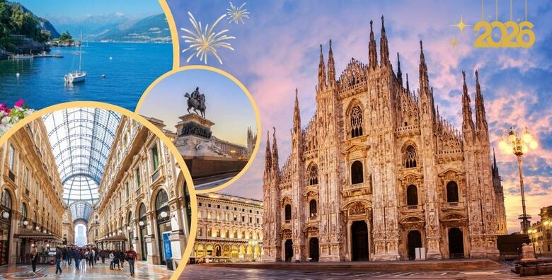 NOVA GODINA u Milanu uz posjet Švicarskoj - posjetite gradove Bergamo i Monzu, jezera Lugano i Como te Milano uz organizirano putovanje od 2 noćenja s uključenim doručkom
