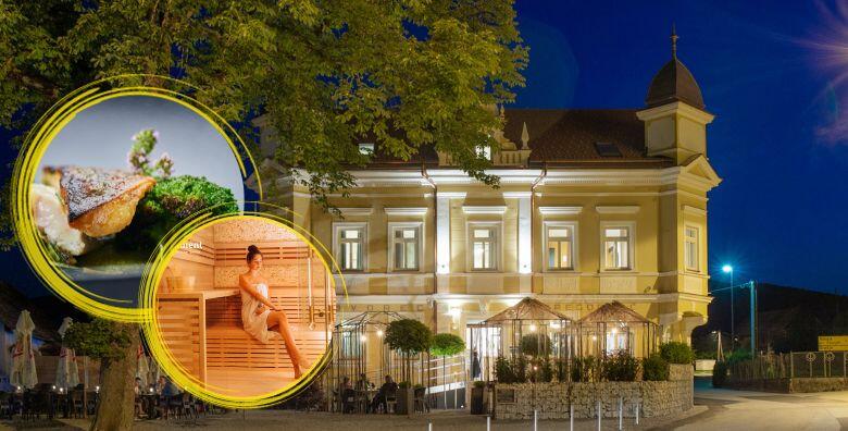 Ponuda dana: Kulinarsko iskustvo u Šmarješkim Toplicama - 2 noćenja s polupansionom za 2 osobe u Dvorcu Gregorčič 4*, kupanje u toplicama i kulinarske večere uz pozdrav chefa kuhinje (Dvorac Gregorčić 4*)