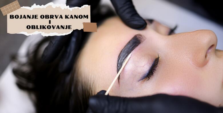 BOJANJE OBRVA KANOM I OBLIKOVANJE – omogućite svojim obrvama prirodan i uredan izgled uz boju koja traje tjednima u Salonu Kontesa Nera