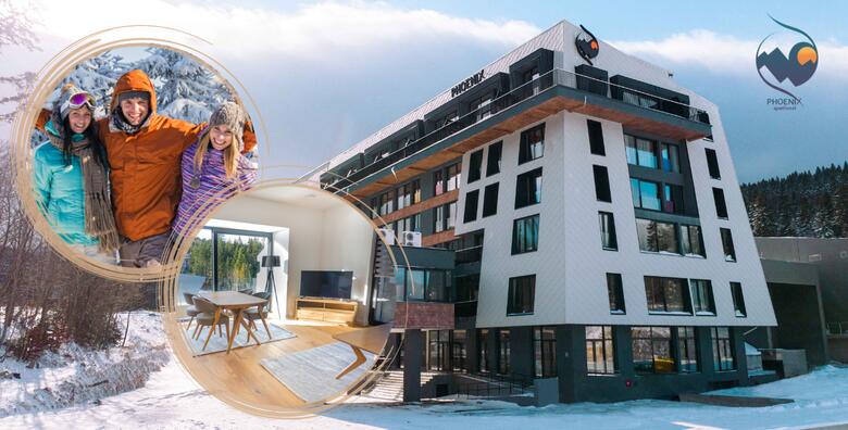 Ponuda dana: Zima na Bjelašnici - odmor uz 2, 3 ili 4 noćenja s doručkom za 3 osobe u modernim XL apartmanima Aparthotela Phoenix (Aparthotel Phoenix)