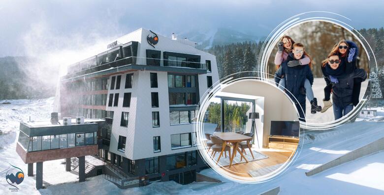 Ponuda dana: Bjelašnica, Aparthotel Phoenix - provedite zimu uz obiteljski odmor od 2, 3 ili 4 noćenja s doručkom za 4 osobe u modernim XL apartmanima (Aparthotel Phoenix)