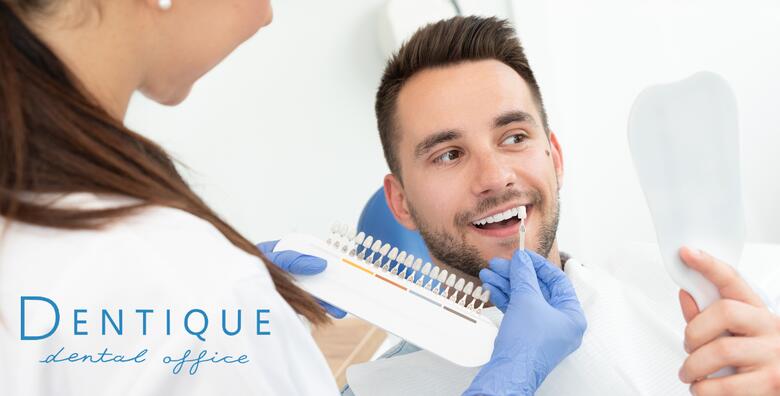 POPUST: 50% - Izbijelite požutjele zube kod kuće ili u novootvorenoj ordinaciji Dentique Dental Ofifice (Dentique Dental Office)