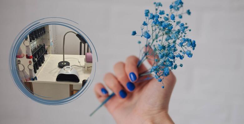 Ugradnja noktiju gelom u dužini po izboru i uz manikuru u salonu Kleopatra