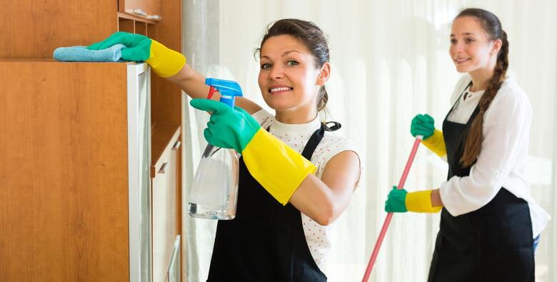 Usluga čišćenja vašeg stana ili kuće u trajanju 4h sa dvije čistačice - brisanje prašine i staklenih površina, usisavanje i pranje poda, čišćenje kuhinjskih elemenata i kupaonice