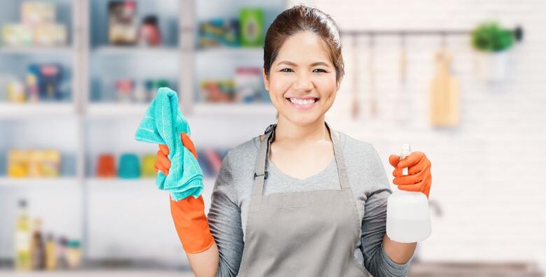 Usluga čišćenja vašeg stana ili kuće u trajanju 1h - brisanje prašine i staklenih površina, usisavanje i pranje poda, čišćenje kuhinjskih elemenata i kupaonice, peglanje