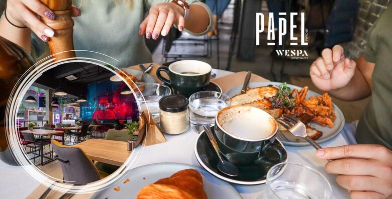 DORUČAK u restoranu Papel – najbolji početak dana uz omlet ili tost sa šunkom i sirom, Illy kavu po izboru i cijeđeni sok od naranče ili svježu limunadu u modernom ambijentu