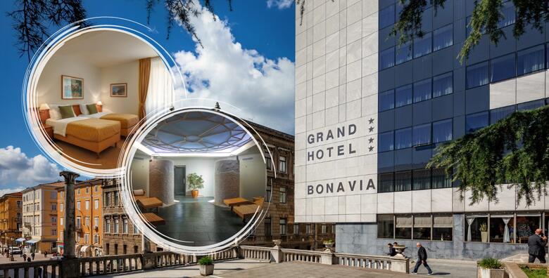 PROLJEĆE U RIJECI, Grand Hotel Bonavia 4* - 2 noćenja s polupansionom za dvije osobe + gratis paket za 1 dijete do 11,99 god. uz korištenje saune, zone za opuštanje i fitnessa