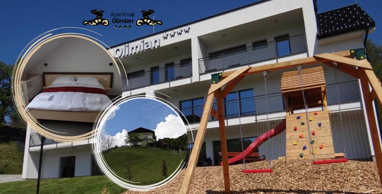 Ponuda dana: SLOVENIJA - proljetni ili obiteljski odmor u Olimju za do 6 osoba u apartmanu Olimian 4* uz hranjenje jelena na Jelenovom Grebenu (Apartmani Olimian)