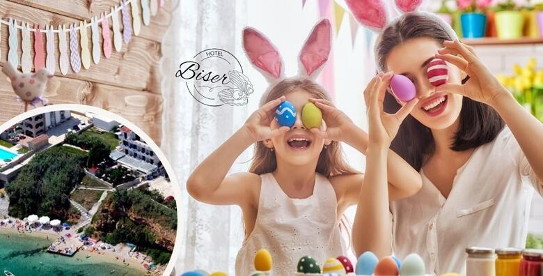 Ponuda dana: USKRS NA PAGU - 3 noćenja s polupansionom za 2 odrasle osobe i 2 djece do 4,99 godina uz ukrašavanje i potragu za jajima, animaciju i posjet muzeju soli (Hotel Biser 3*)