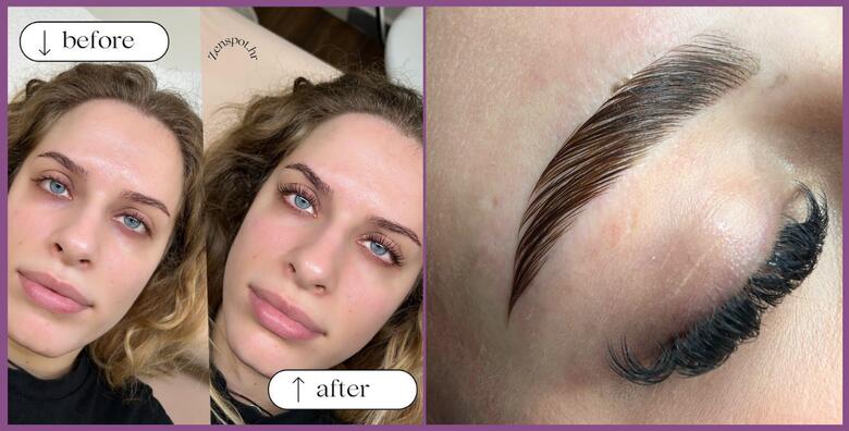 LASH LIFT, BROW LIFT I BOJANJE – neka Vaše trepavice dobiju “maskara” look, a obrve izgledaju uredno i počešljano u Salonu ljepote Zen Spot