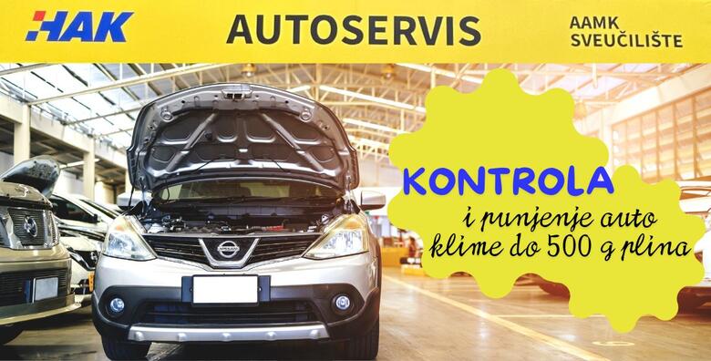 AUTO KLIMA - kontrola i punjenje auto klime do 500 g plina u HAK Servisu Sesvete
