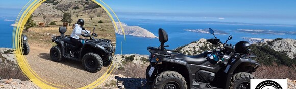 QUAD avantura! Adrenalinska vožnja za 4 osobe kroz Sjeverni Velebit uz pogled na Kvarnerski zaljev i otoke te Senjsko priobalje uz pauze za slikanje