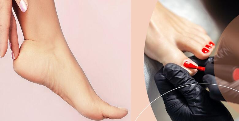 Birajte između klasične ili ruske pedikure sa ili bez trajnog laka u Salonu Moje Vrijeme