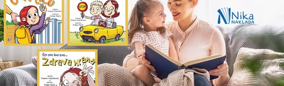DJEČJE SLIKOVNICE - set od 3 komada iz serijala Što sve Ana zna? u izdanju Naklade Nika Naučite mališane sve o prometu, vrtiću i zdravoj prehrani na zabavan način
