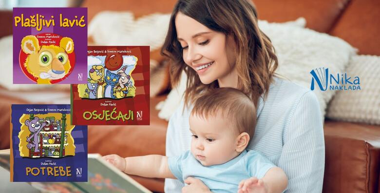 Komplet knjiga Prvi pojmovi – 3 preklapalice namijenjene djetetu već od 6 mjeseci starosti u izdanju Naklade Nika + poklon drvene bojice i besplatna dostava