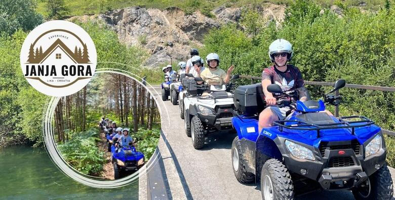 Adrenalinska avantura u Lici! Sa Janja Gora Experience provedite nezaboravna 2 sata na quadu za 1-2 osobe s uključenom opremom i vodičem te istražite prirodne ljepote Like
