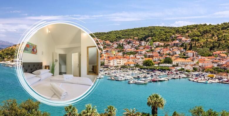 Ponuda dana: TROGIR - 2 ili 3 noćenja s polupansionom za 2 osobe + GRATIS paket za 1 dijete do 5,99 godina u standard ili superior sobi u Hotelu Vila White 3* nadomak centra grada (Hotel Vila White)