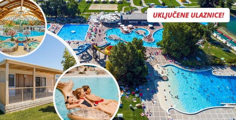 TERME ČATEŽ - obiteljski odmor iz snova od 2, 3 ili 4 noćenja za do 4 osobe u Mediteran mobilnim kućicama uz ulaznice za kupanje u najvećem vodenom parku u srednjoj Europi