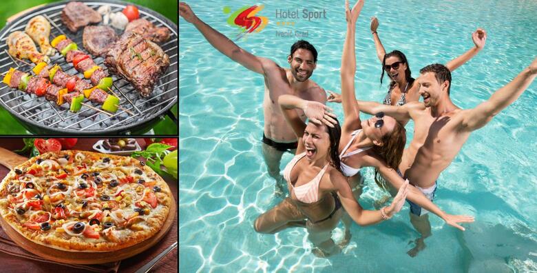 LJETNO OSVJEŽENJE U IVANIĆ GRADU – cjelodnevno kupanje na vanjskom bazenu + pizza ili nedjeljni roštilj u Hotelu Sport 4*