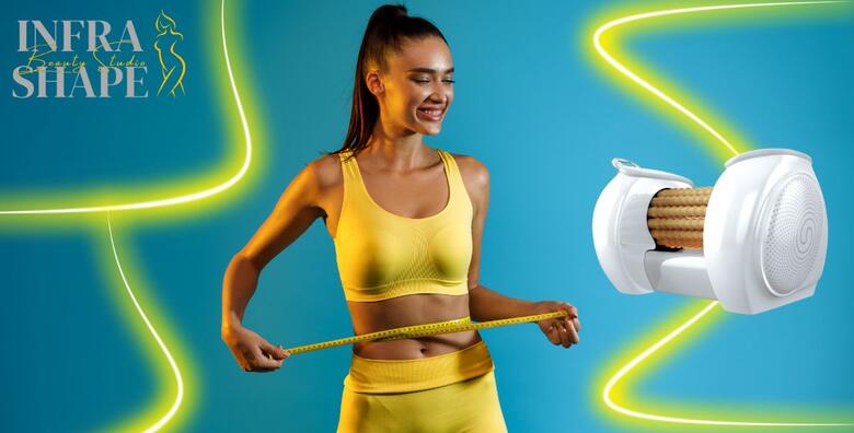 ROLL SHAPE TRENING – birajte između 1, 5 ili 10 treninga na fitness uređaju koji doprinosi čvrstoći tijela, jača mišiće, zateže kožu i ublažava strije u InfraShape Beauty Studiju