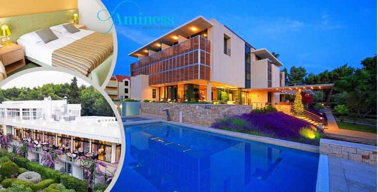 Ponuda dana: OTOK BRAČ Aminess Velaris Resort 4* u zapanjujućoj uvali Vela Luka - 2 noćenja s polupansionom za 2 ili 3 odraslih i 1 dijete do 9,99 godina + korištenje vanjskog bazena (Aminess Velaris Resort 4*)