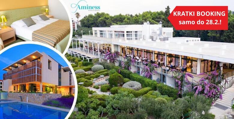 RANI BOOKING Aminess Velaris Resort 4* – top termini u sezoni uz 7 noćenja s polupansionom za 2 osobe i 1 dijete uz korištenje vanjskog bazena i fitnessa