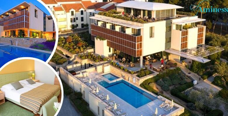 Ponuda dana: RANI BOOKING Aminess Velaris Resort 4* - ljetni dani uz 4 noćenja s polupansionom za 2 osobe i 1 dijete uz korištenje vanjskog bazena i fitnessa (Aminess Velaris Resort 4*)