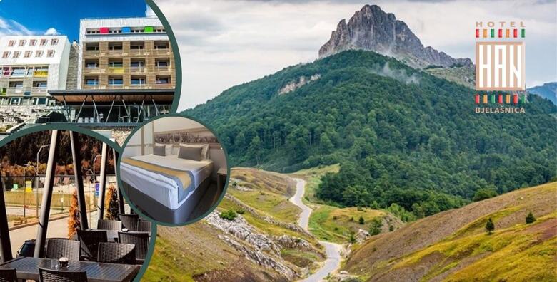 Hotel Han 4*, Bjelašnica - 1 ili više noćenja s doručkom za 2 odrasle osobe + GRATIS paket za 1 dijete do 5,99 godina u okruženju dinarskih Alpa nadomak Sarajeva