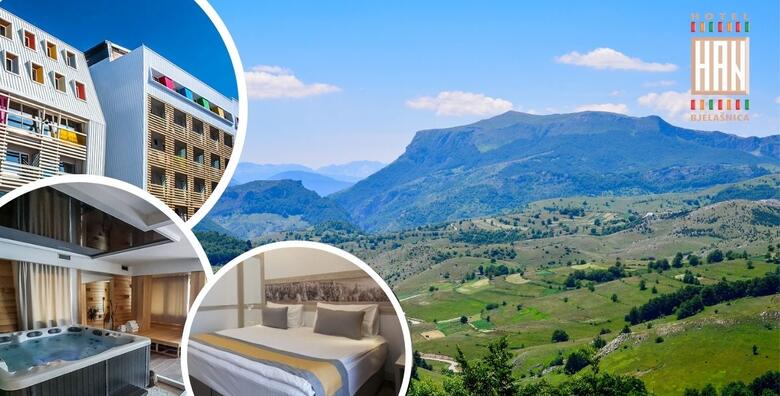 Ljetni odmor na Bjelašnici, Hotel Han 4* - 1 ili više noćenja s polupansionom za  2 osobe + GRATIS paket za 1 dijete do 5,99 godina u okruženju dinarskih Alpa