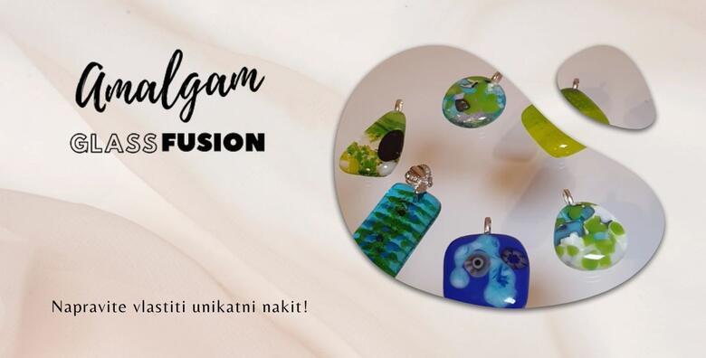 Radionica ”Fuzije stakla – izrada nakita” u trajanju od dva sata – dizajnirajte unikatne komade nakita koji odražavaju vaš stil i kreativnost u studiju Amalgam glass
