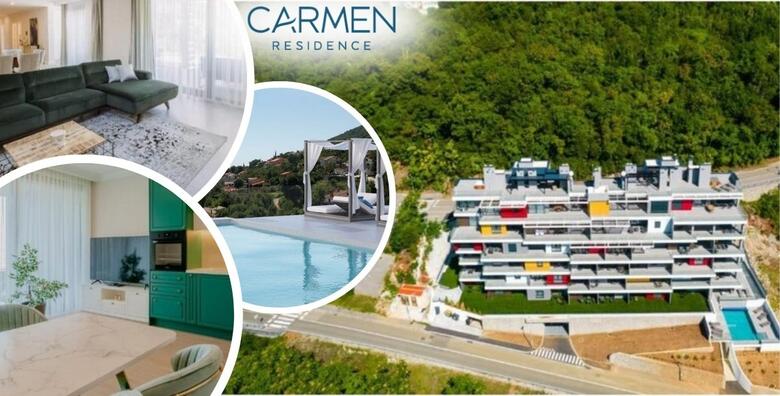 SVIBANJ U OPATIJI - 1 ili više noćenja za do 7 osoba u luksuznim i najmodernije opremljenim apartmanima uz vanjski grijani bazen u Carmen Residence 5*