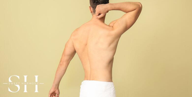 Uklanjanje dlačica voskom dijela tijela po izboru za muškarce u Salonu Sweet Harmony