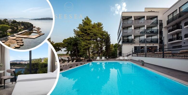 SeeSea Hotel 4* - početak ljeta uz 3, 5 ili 7 noćenja s polupansionom u Vodicama za 2 odrasle osobe + GRATIS paket za 1 dijete do 12,99 godina i 1 dijete do 2,99 godina