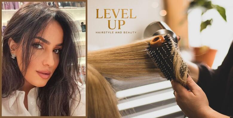 Šišanje i fen frizura + GRATIS maska K-time za dubinski tetman kose u NOVOOTVORENOM frizerskom salonu LEVEL UP