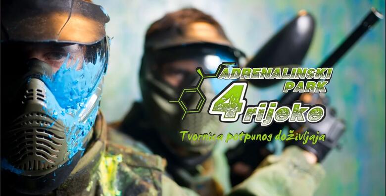 BUBBLE FOOTBAL 2h ili PAINTBALL 3h, 500 kuglica - zaigrajte nogomet u velikoj prozirnoj lopti ili dinamičnu igru gađanja kuglicama na poligonu Adrenalinskog parka 4 rijeke