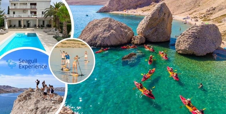 AKTIVNI ODMOR na Pagu - istinski doživite raznoliku prirodu otoka, od morskih špilja i panoramskih vrhova do skrivenih plaža uz 6 noćenja za 1 osobu u apartmanima Seagull
