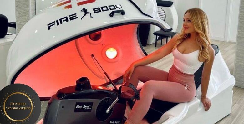 Fitness revolucija: do 1500 kcal u 30minuta! Riješite se masnoće uz vakuumsku traku za trčanje ili bicikl s infracrvenom tehnologijom u fitness studiju Fire Body Savska Zagreb