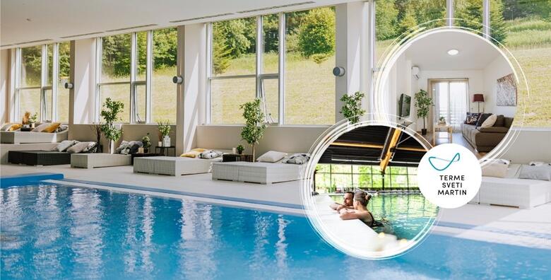 Ponuda dana: Obiteljski odmor u Apartmanima Terme Sveti Martin - 2 noći s polupansionom za 2 odraslih i 2 djece uz termalni bazenski kompleks u prvom Healthness resortu u Europi (Apartmani Terme Sveti Martin)